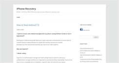 Desktop Screenshot of iphone-recovery.net